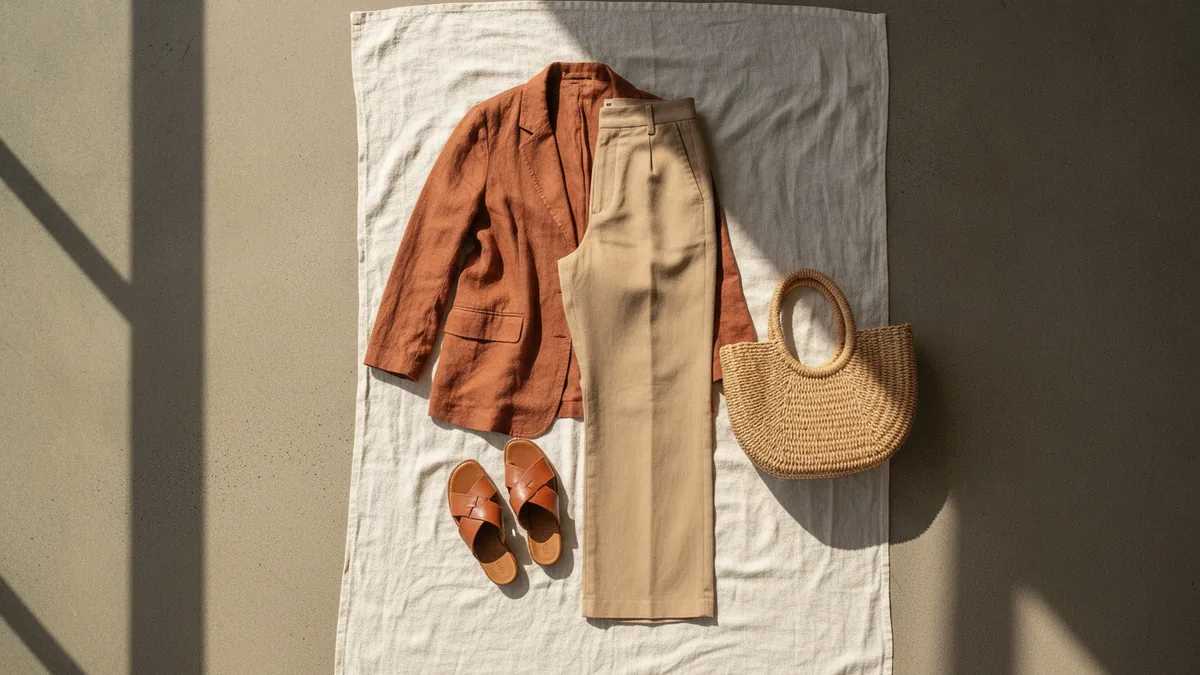 Flat lay guide: how to photograph clothes on the floor