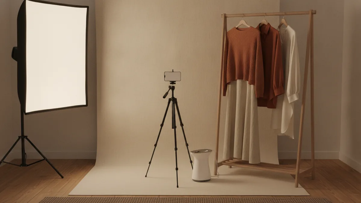 Online clothing store photo setup: complete guide
